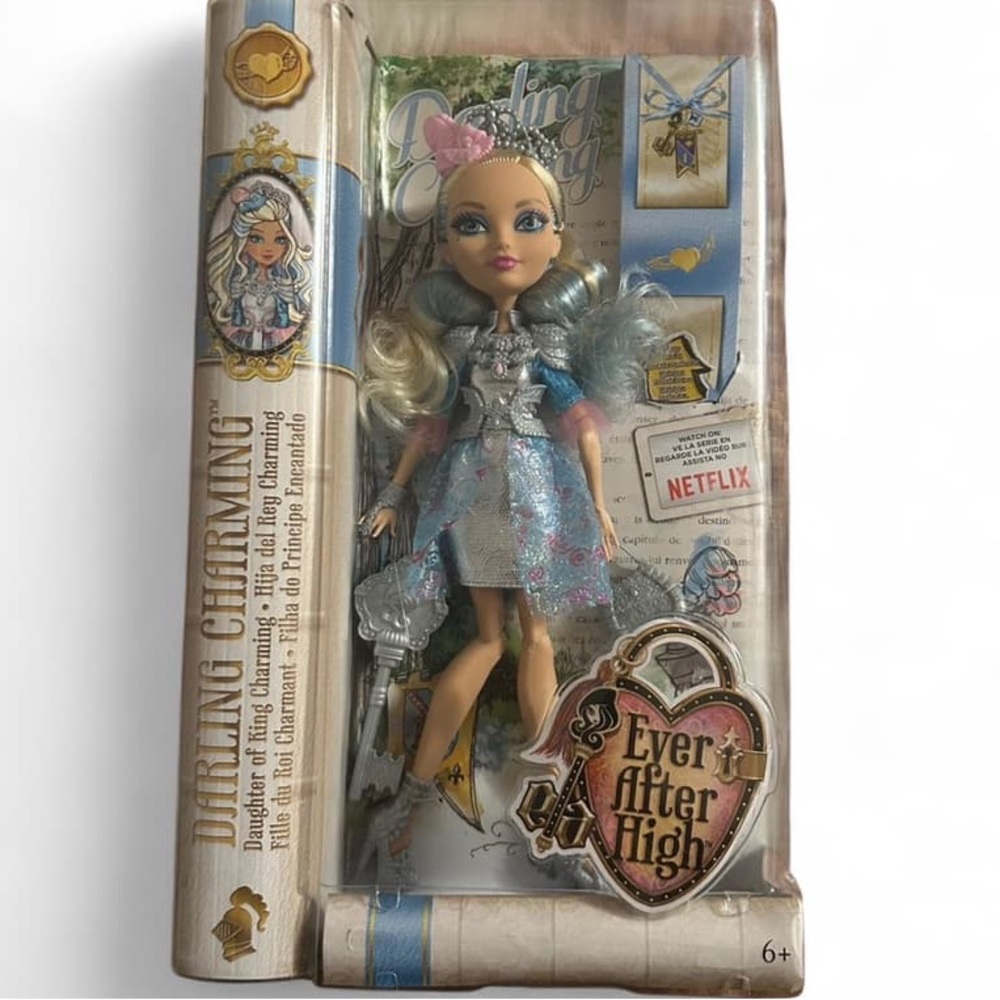 Ever After High Darling Charming Doll - Blue and Silver